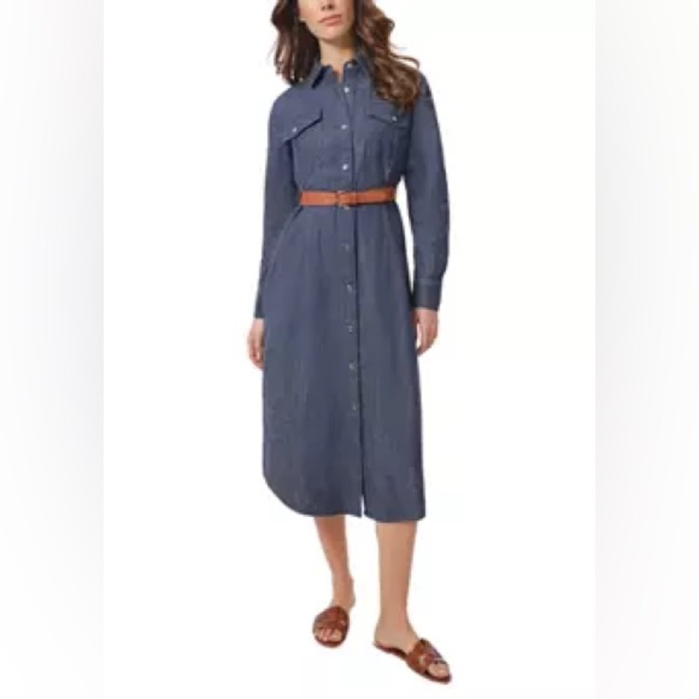 Jones New York size M dark denim dress.